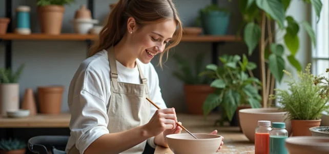 Astuces et techniques créatives pour réussir la peinture sur argile sans cuisson